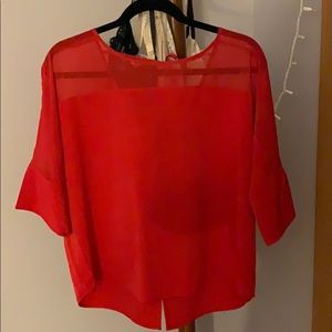 Express Red Blouse